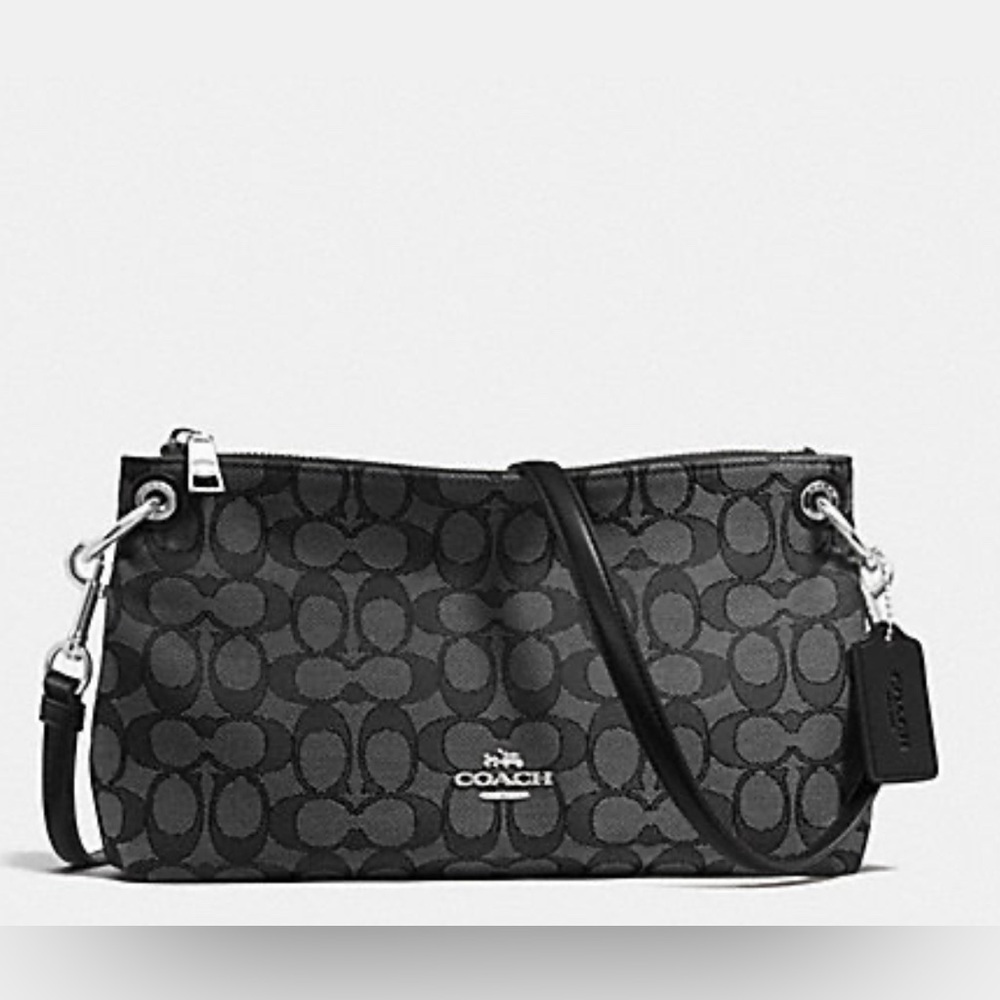 VINTAGE Y2K COACH CHARLEY CROSSBODY IN SIGNATURE COLOR AND MONOGRAM